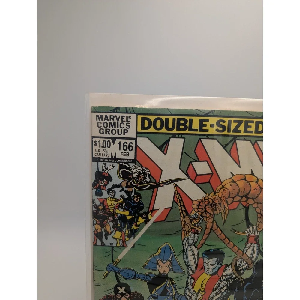 Uncanny X-Men 166 Marvel Comics 1982 Double-Sized Issue Paul Smith Cover Brood